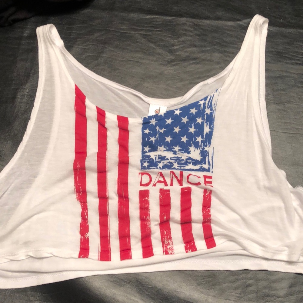 American Flag Dance top